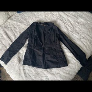 Divided, H&M, size 12, black pea coat